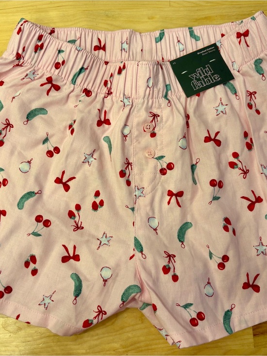 wild fable Other - wild fable Pink Cherry & Bow Pajama Shorts